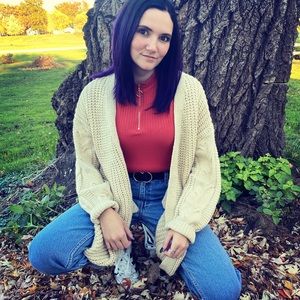 Chunky knit cardigan